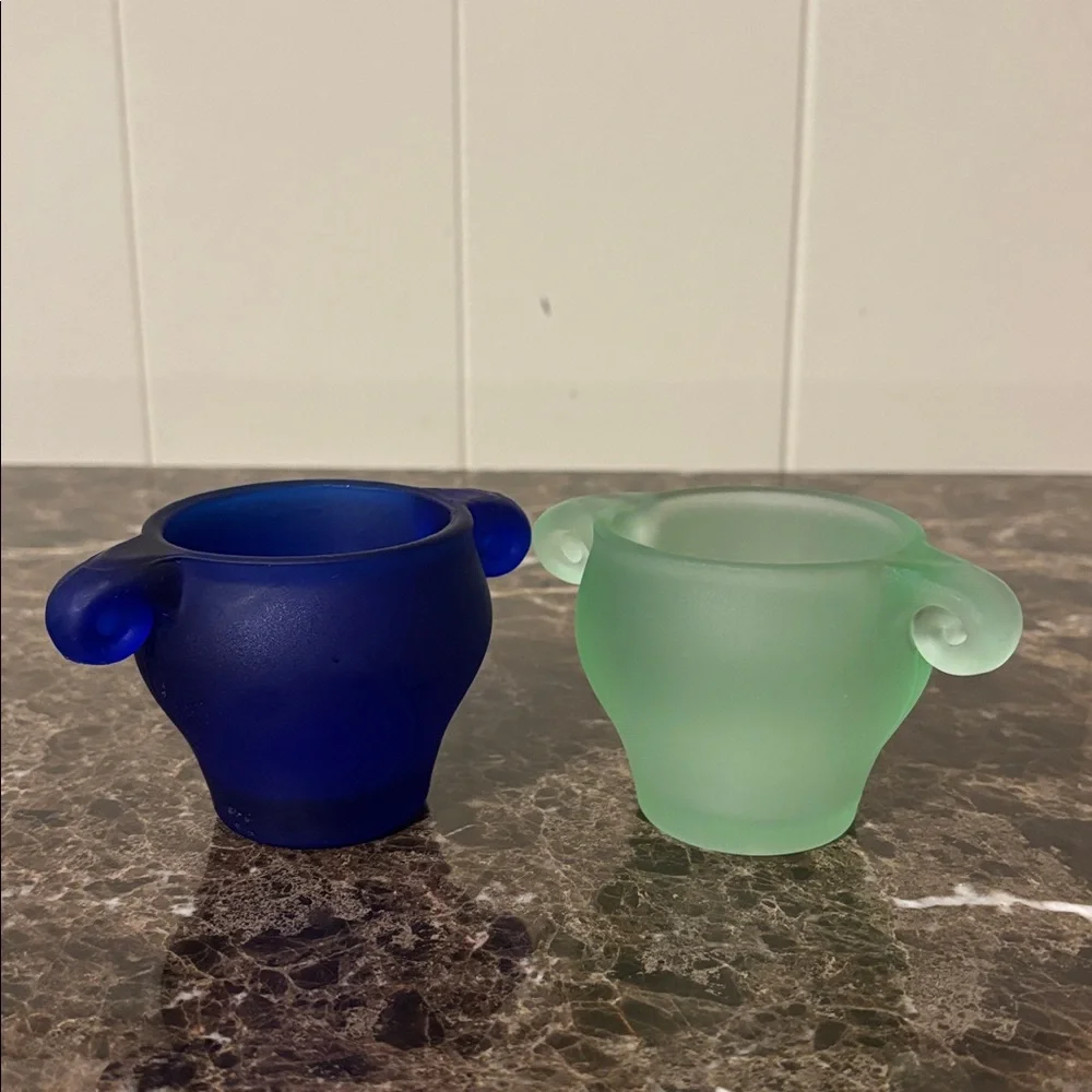 Vintage Design Ideas Cups Can Be Used For Candles Holders Lalique Style/Art Deco